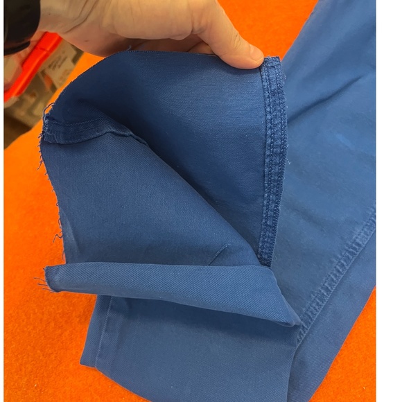 Zara cobalt blue Z1975 high rise slim flare jeans NWT - Picture 5 of 14